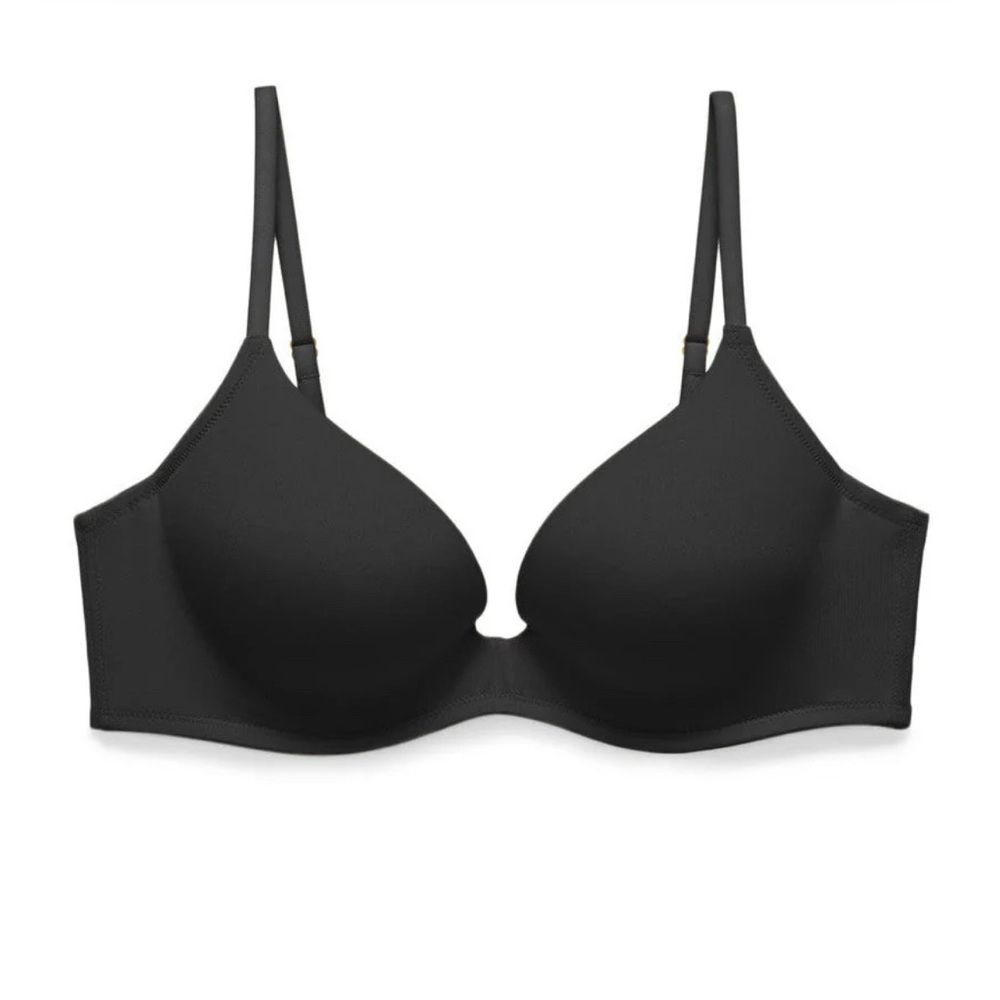 NWT -damaged- Natori 34DDD Black Underneath Push-Up Bra